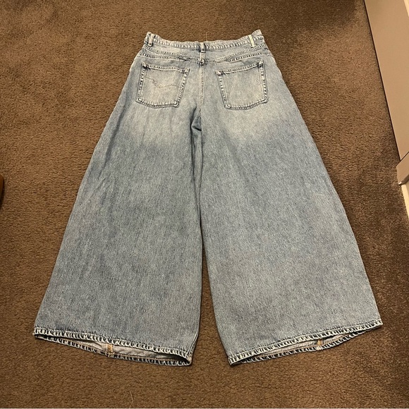 Free People We The Free Westward Demi Wide Leg Baggy Jeans - Picture 3 of 6